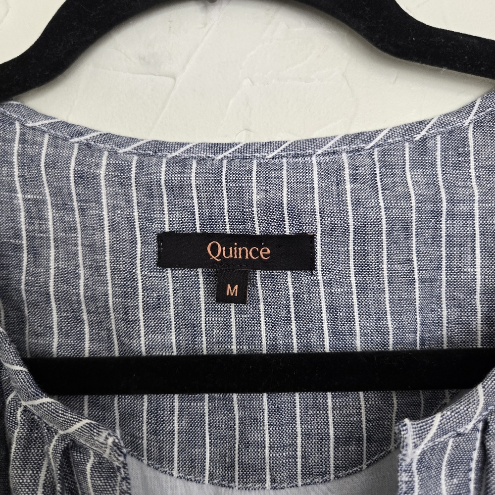 Quince Blue Striped Maxi Dress - Picture 14 of 15